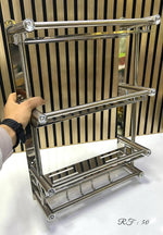 تحميل الصورة في العارض، Étagère à serviettes murale en acier inoxydable
